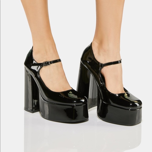 Dolls Kill Shoes - Dolls kill platform Mary Janes shoes